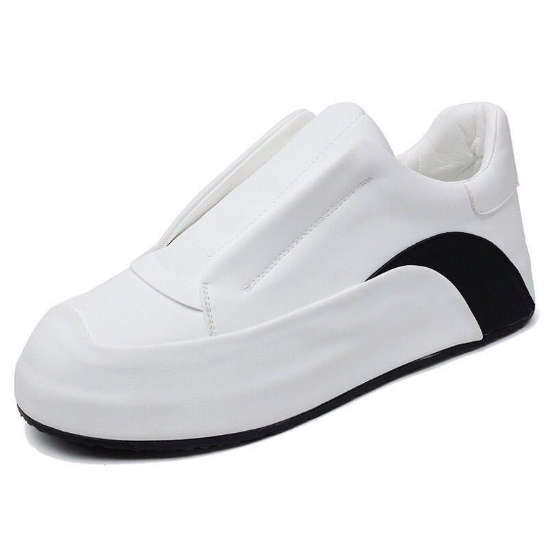 Chaussures en cuir véritable Slip-on Breathable Running Casual