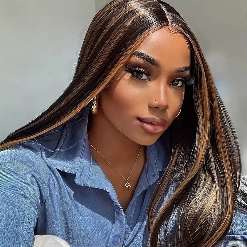 La dentelle tendance femme devant cheveux droits haute température