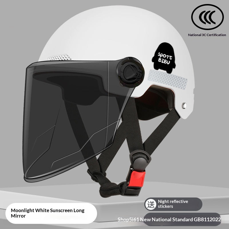 Casque de sécurité Scooter électrique unisexe à quatre saisons