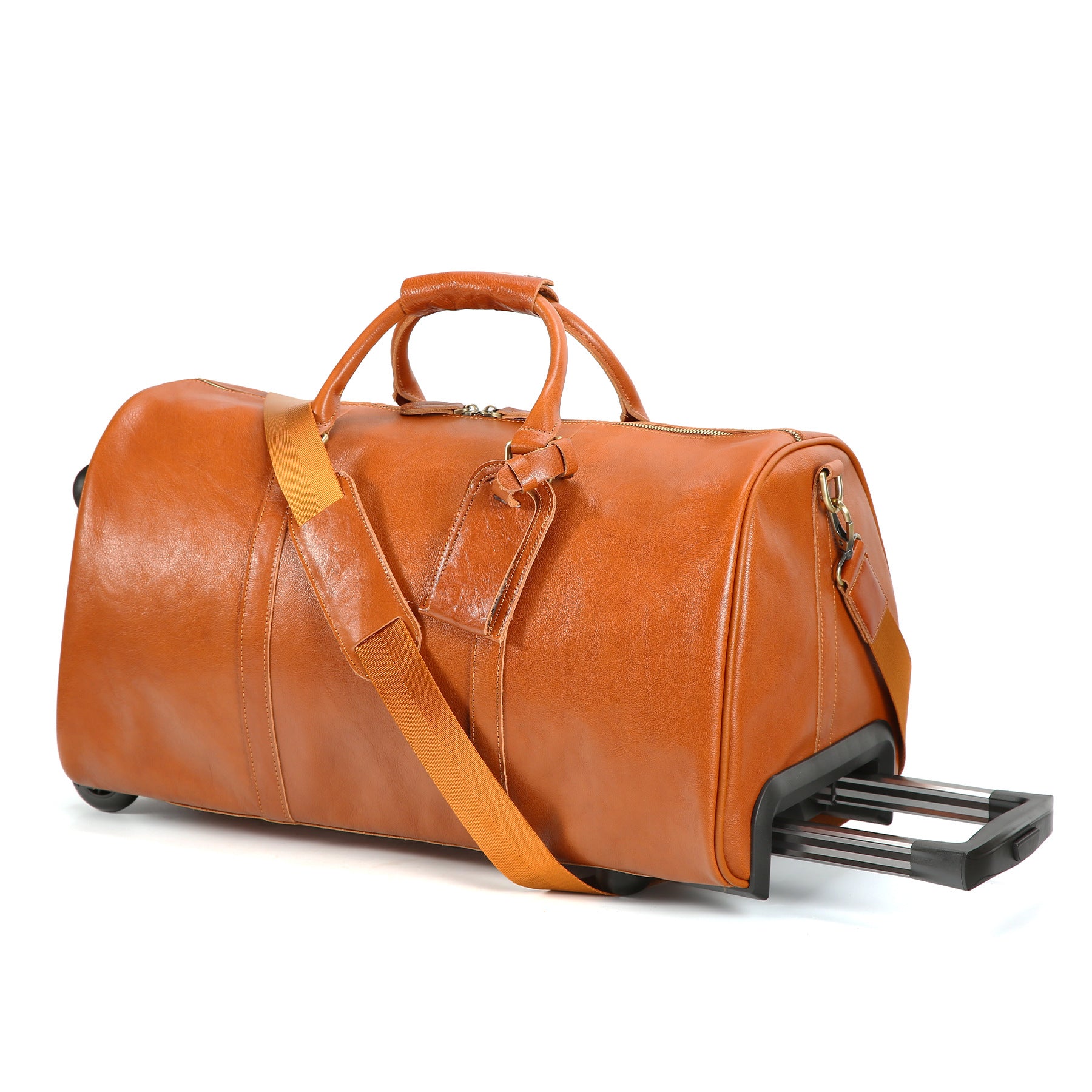 Sac de voyage en cuir de cheval fou