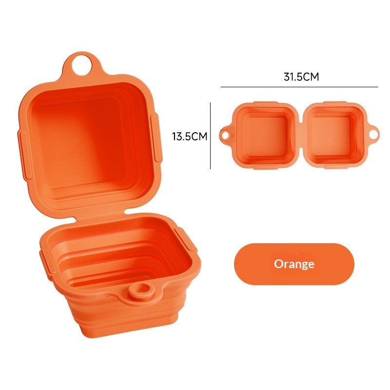 Bols d'alimentation portatifs à double chien