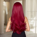 Wig Simulation Hairline Women's Team Anchor 60cm Micro-volume Long Headgear