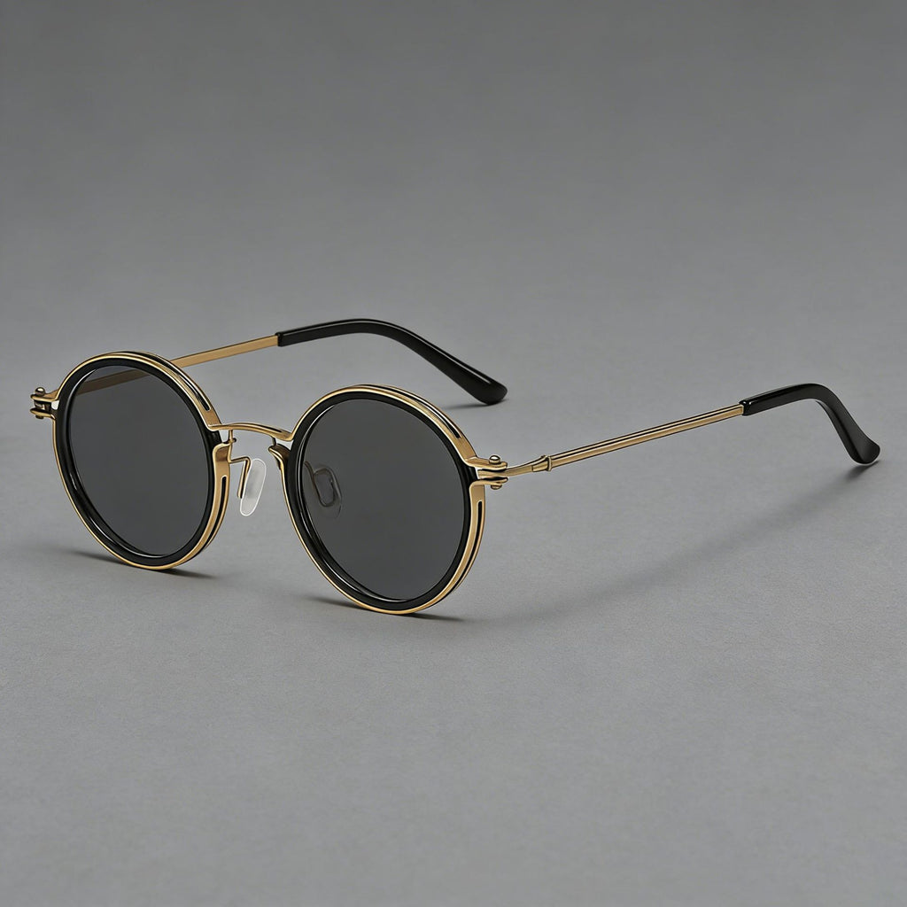 Lunettes de soleil anti-ultraviolets métalliques pour la conduite