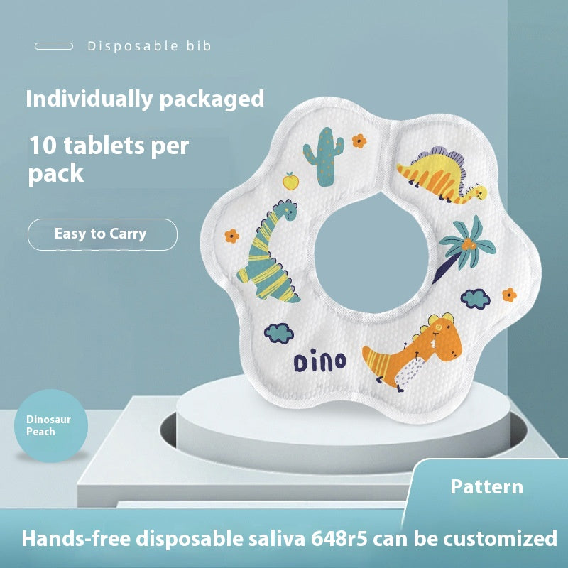 Serviette de salive jetable bébé mange bib