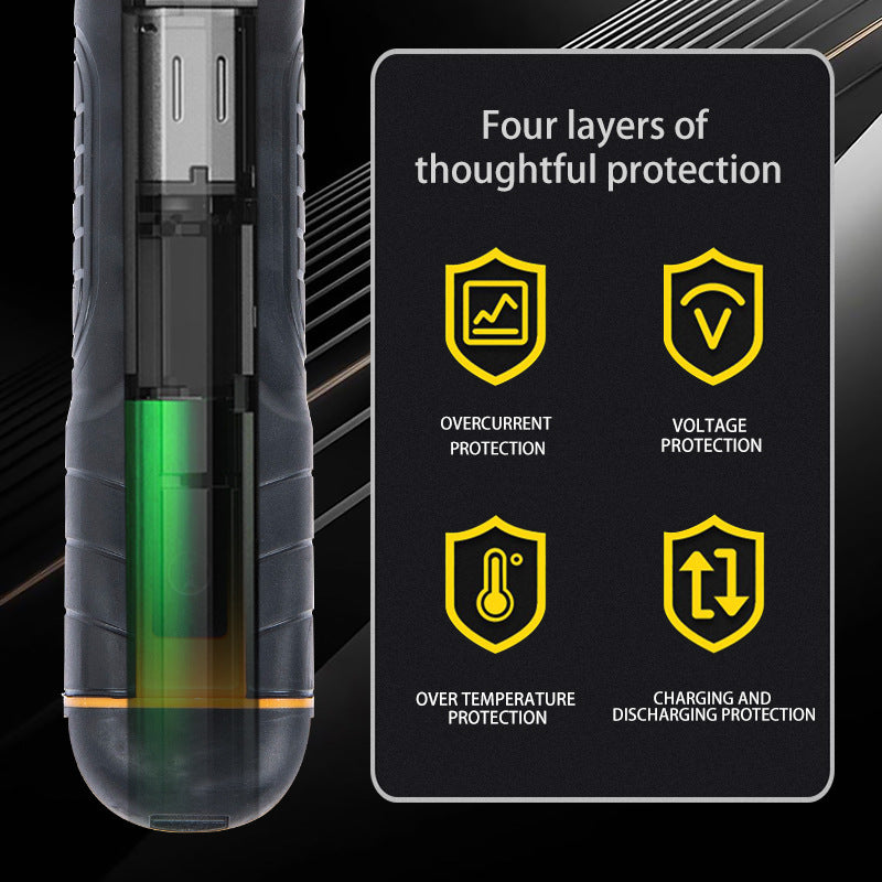 Tournevis électrique jaune à main droite Lithium-ion avec 4 réglages de couple