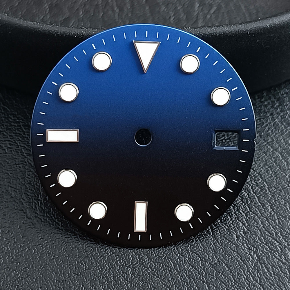 Accessoires pour cadran lumineux bleu-vert pour les mouvements NH35 et NH36