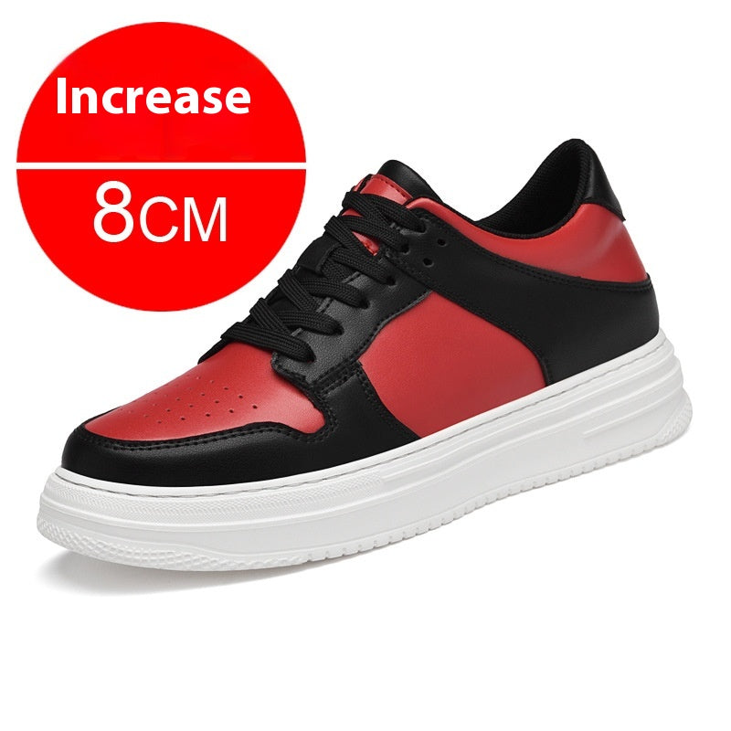 Été Invisible Hauteur Augmentation Chaussures Homme 8cm Respirant Platform Sports