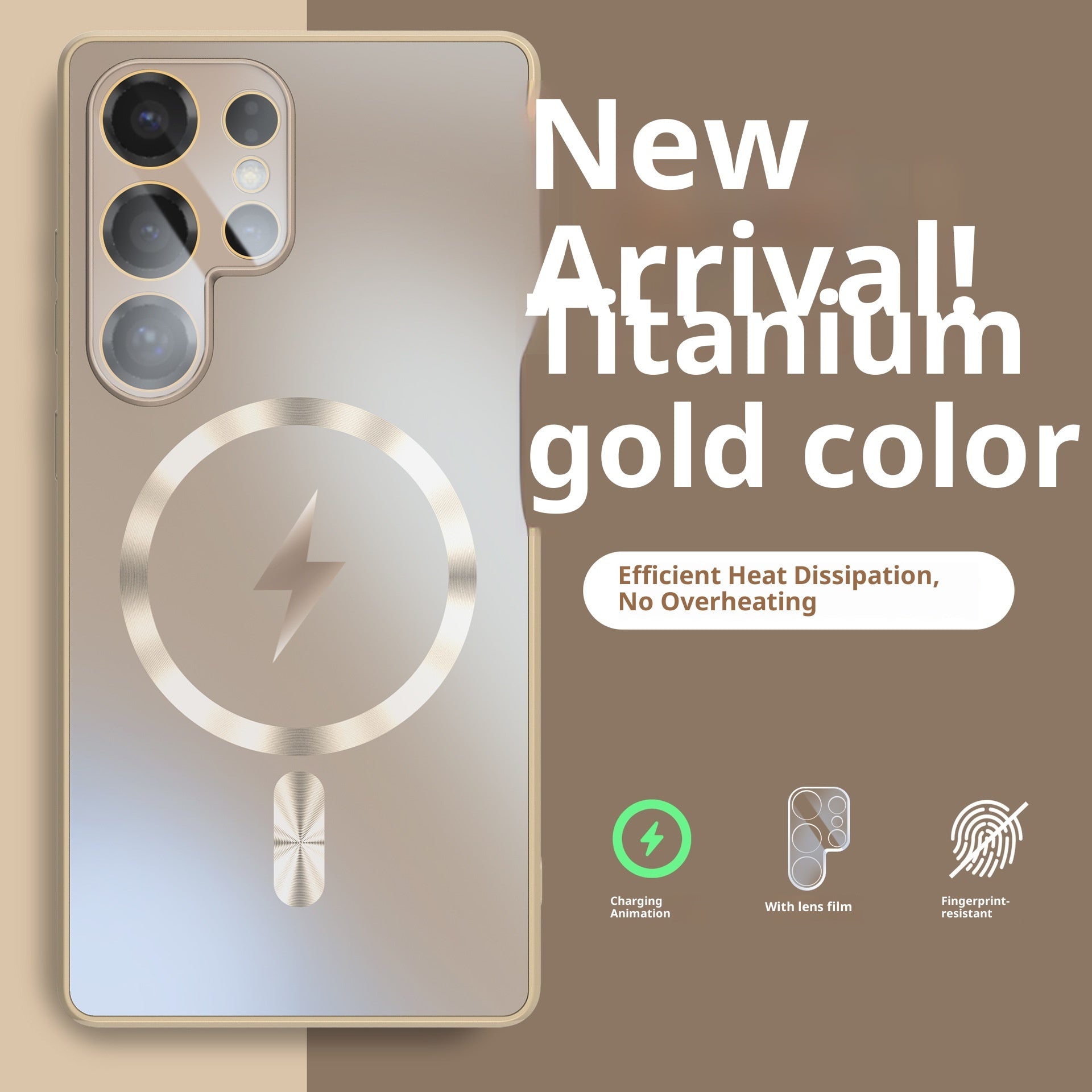 Electrostatique Skin-Feel AG Étui téléphonique gelé