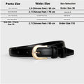 Ceinture femme noir 95cm-1 pièce