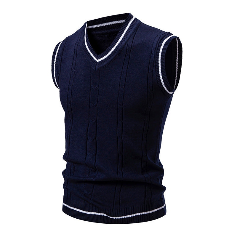 AutomneHiver Hommes Mode tendance Vest Chandails