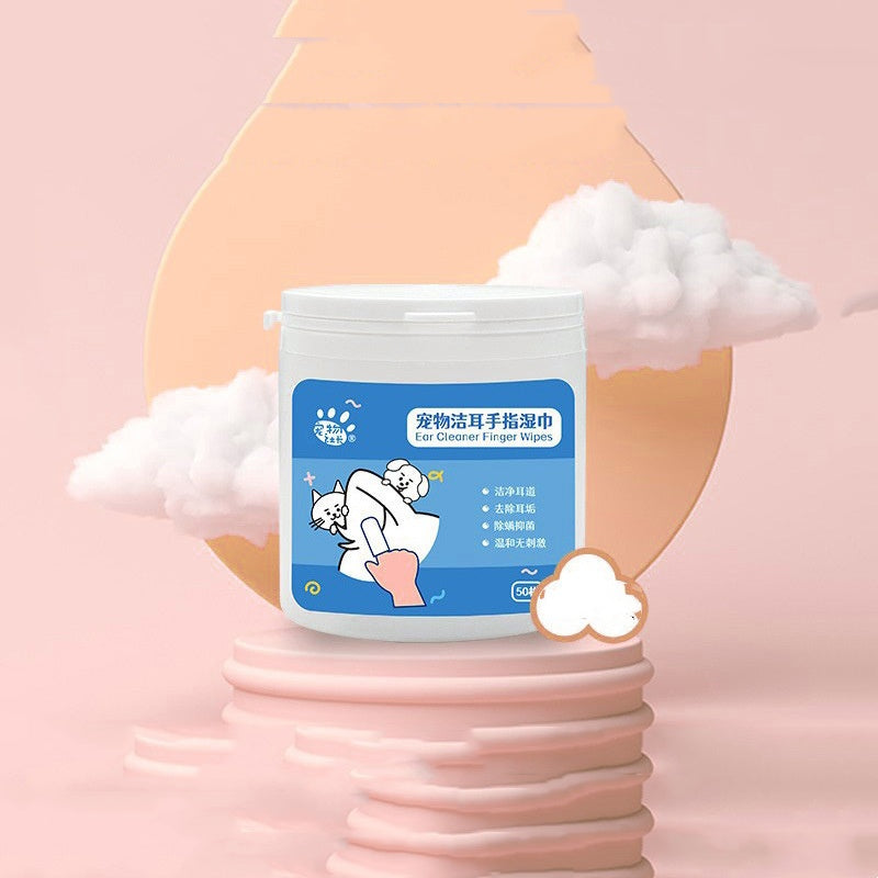 Wipes d'oreilles de nettoyage des dents de zone interdite aux animaux soigneusement sélectionnées
