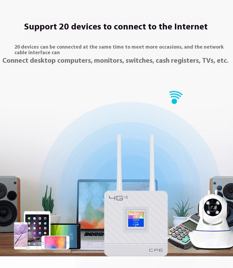 Accueil Bureau Affichage partagé Routeur LTE