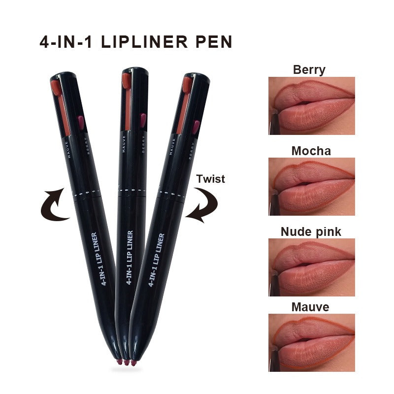 4 stylo de maquillage en 1 stylo de maquillage multifonctionnel avec eyeliner