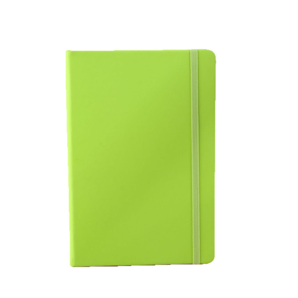 Carnet de notes de couleur solide en Strapper A5