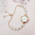 Pearl Bracelet Montre Femmes Quartz Montre