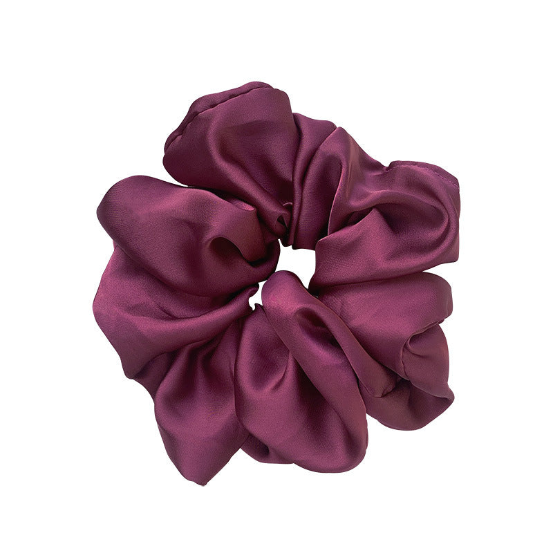 Grande bande de cheveux lisse Satin français élégant