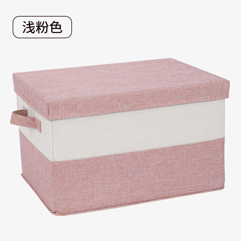 Boîte de rangement surdimensionnée à deux tons pour vêtements