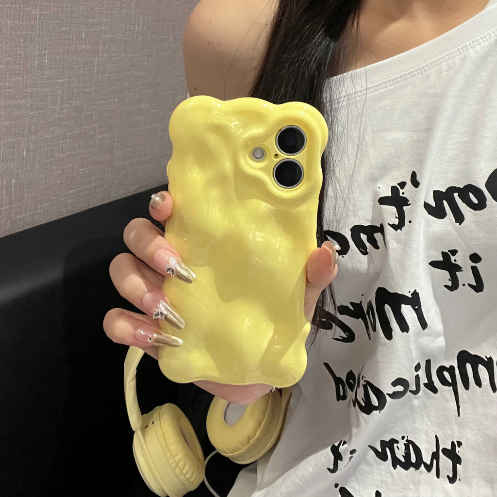 Coque de téléphone couleur solide Macaron créative et polyvalente