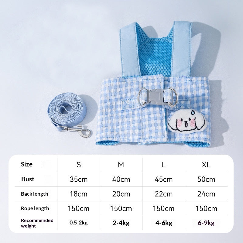 PrintempsÉté Respirant Denim Pet laisse
