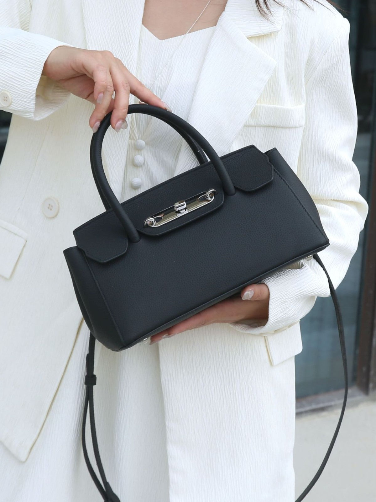 Sac en cuir Baidi pour femme Sac Platinum