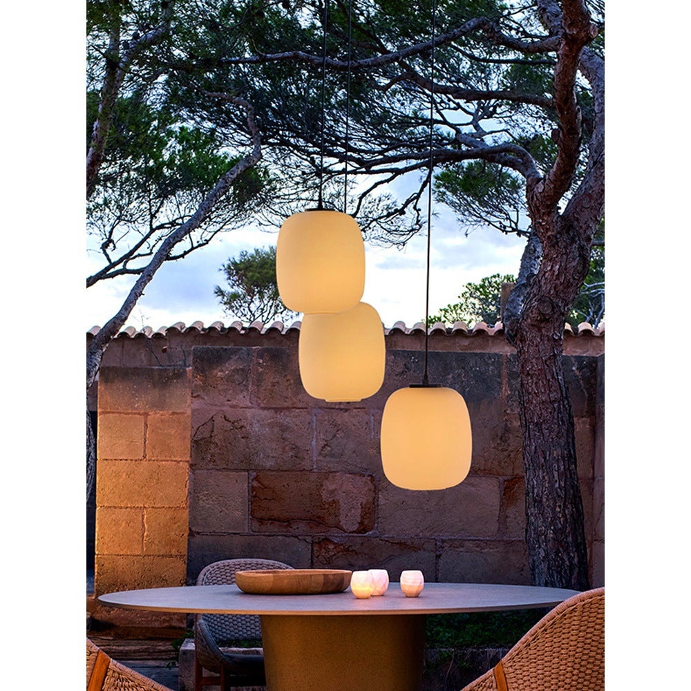 Outdoor Courtyard Dining Table Landscape Decorative Pendant Lamp