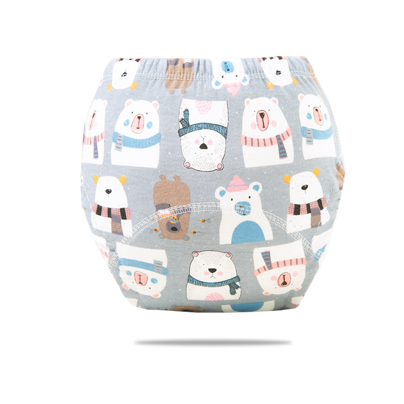 Pantalons d'entraînement de toilette bébé Pure coton imperméable Couche lavable