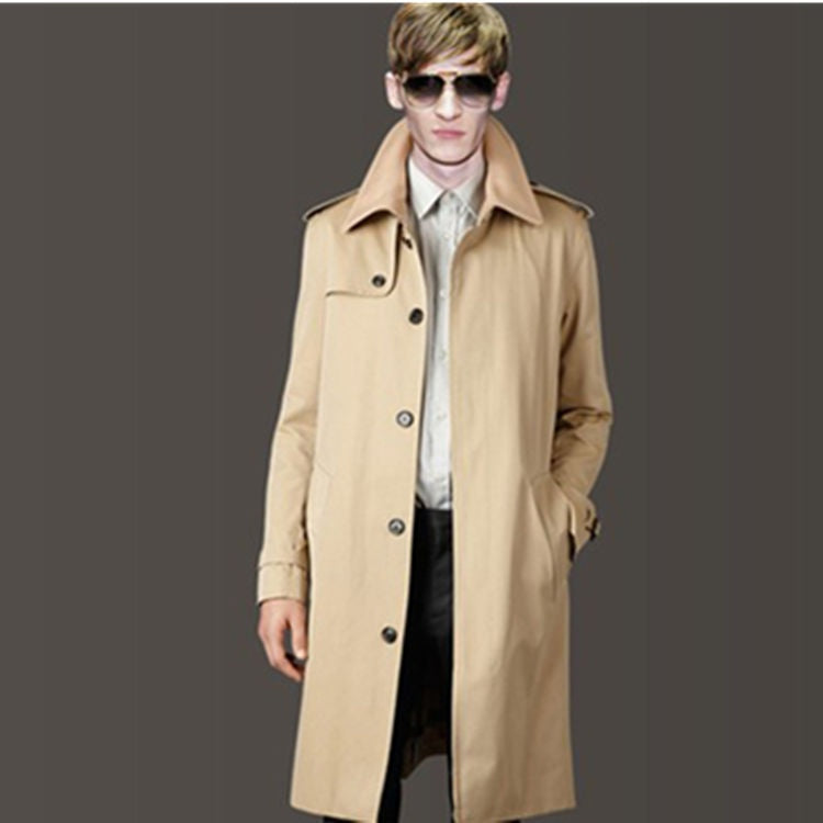 Manteau long à manches simples et élégant de taille Plus