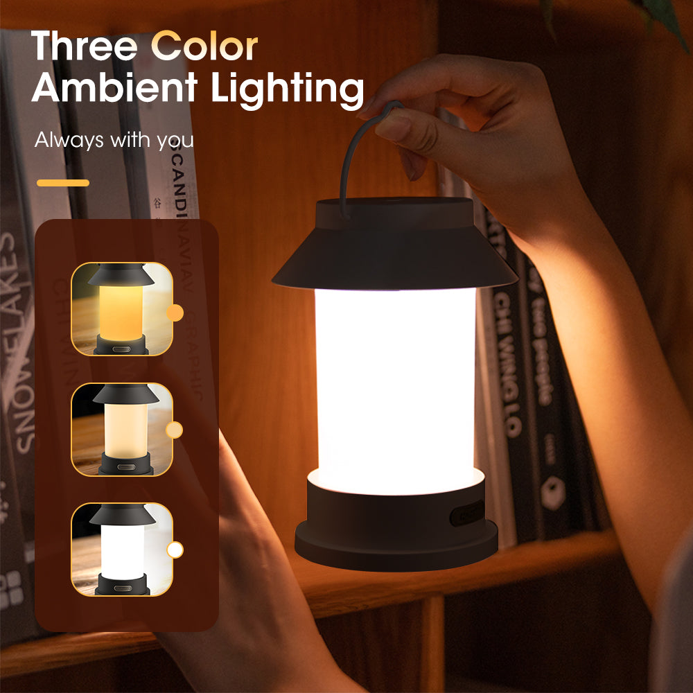 Humidificateur d'arôme rétro sans fil avec lampe LED