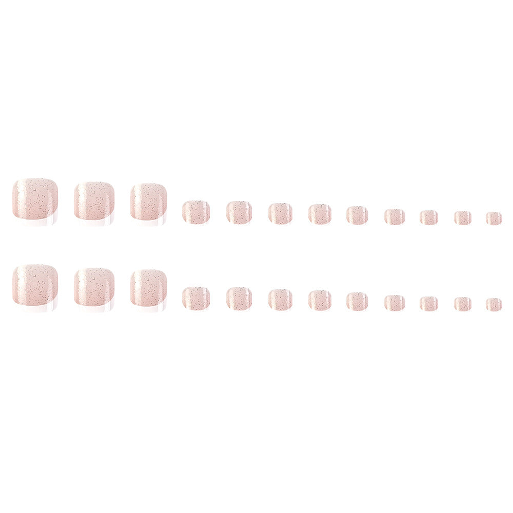 Améliorez votre look 24 Conseils pour ongles artificiels carrés courts avec glissade et un whi de style français