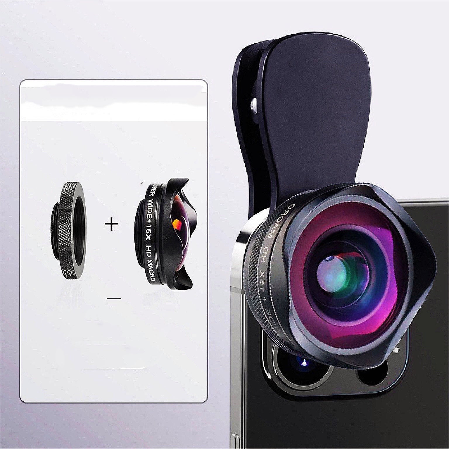 6K niveau SLR Super grand angle HD Macro professionnel externe Shooting costume