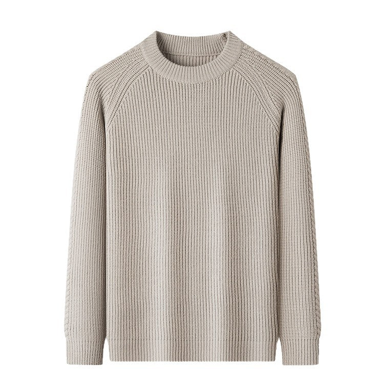 Col rond Couleur solide tendance confortable et doux