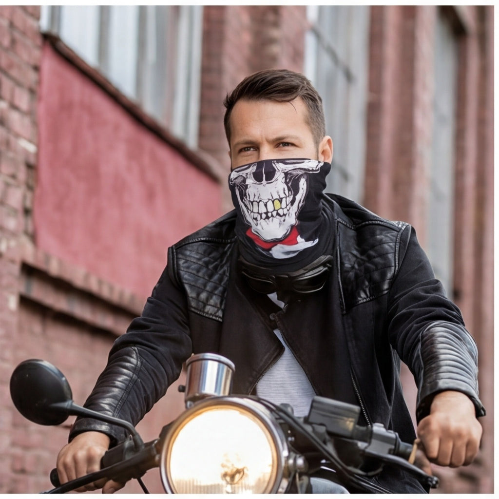 Ensemble de 2 masques de moto en polyester respirant