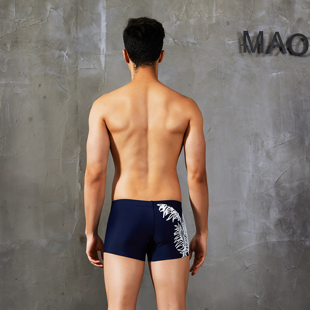 Boxer de maillot de bain imprimé pour hommes