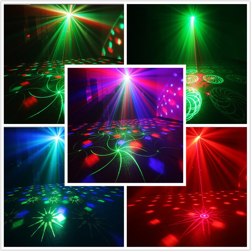 Éclairage de scène Lumières de couleur laser télécommandées