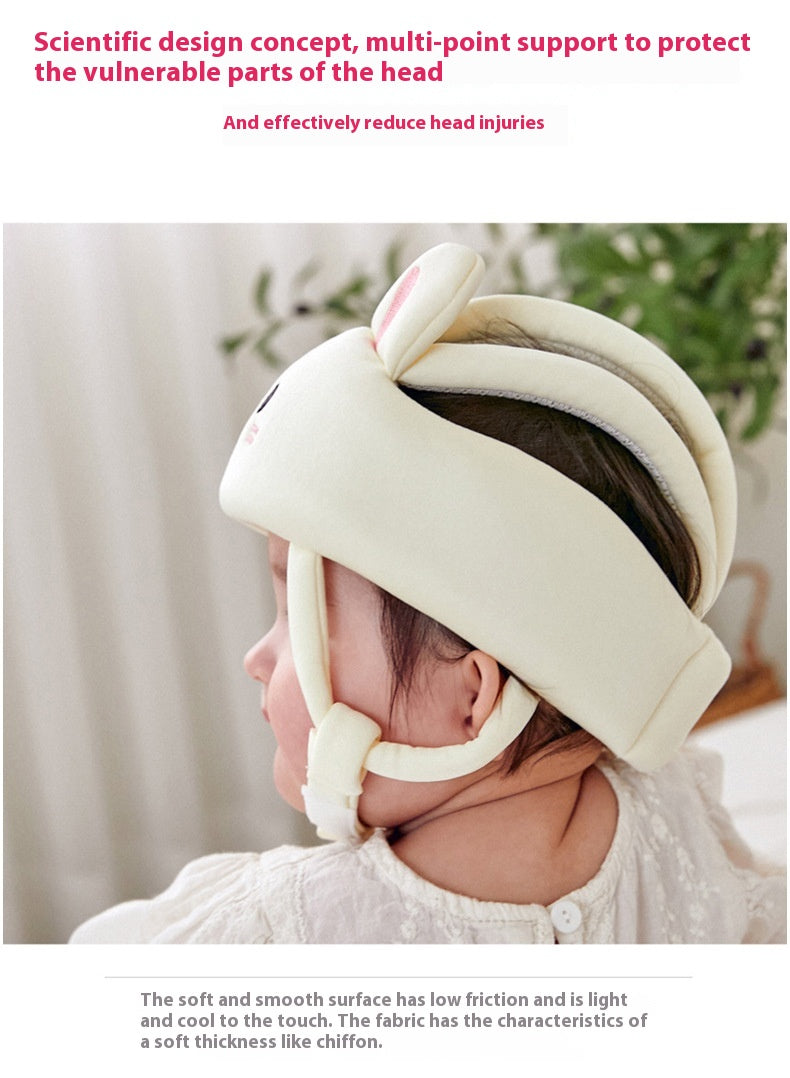 Bébé tout-petit Protection de la tête Chapeau anti-automne Mesh respirant