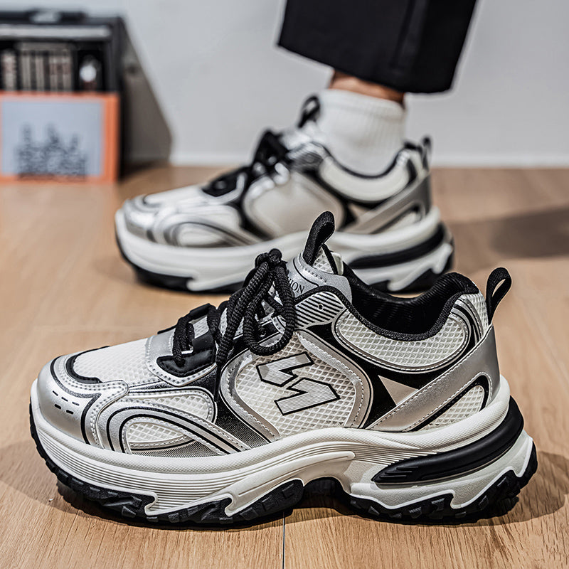 Printemps Automne Hommes Chunky Chaussures de papa