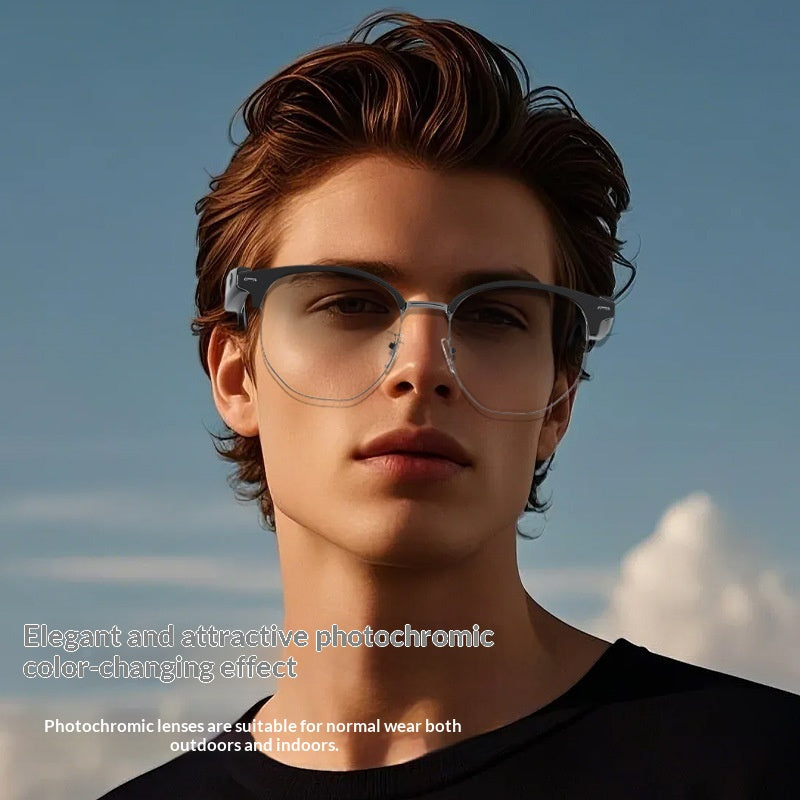 Lunettes Bluetooth à changement de couleur activées par une touche intelligente