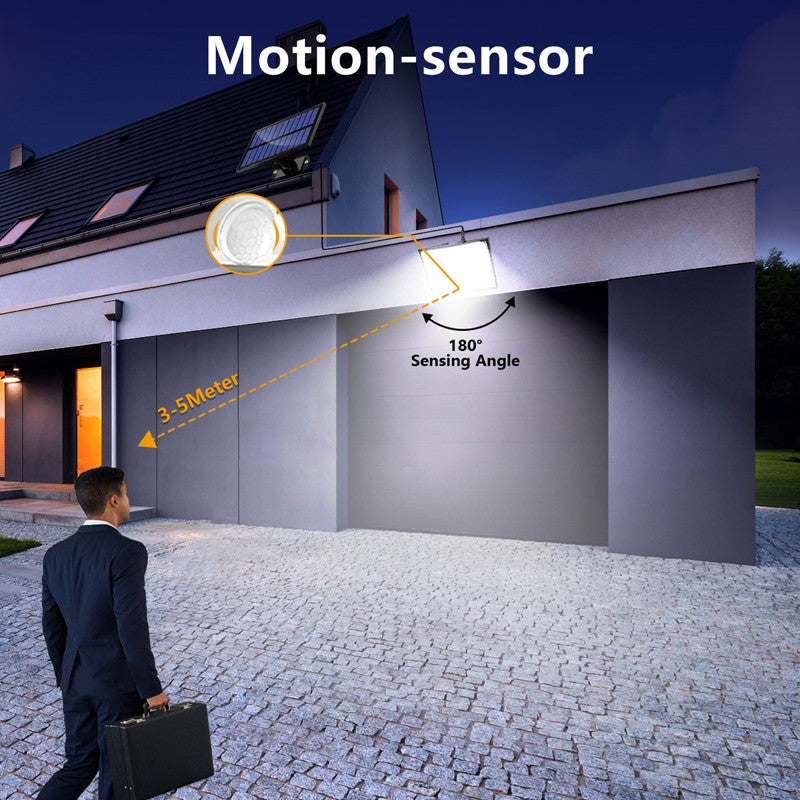 LED Solar PIR Motion Sensor Wall Light Outdoor Garden Sécurité Flood Street Lampe