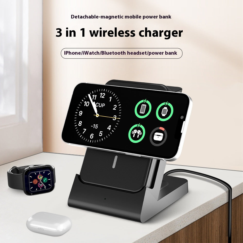 Chargeur multifonctionnel sans fil quatre en un
