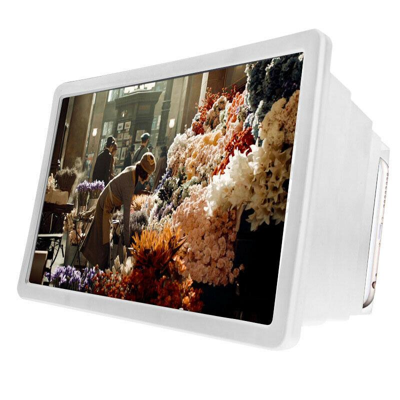 Magnificateur d'écran de téléphone portable blanc