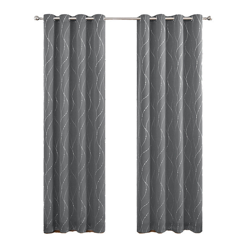 Moderne Minimalist Ameublement Rideaux décoratifs noir