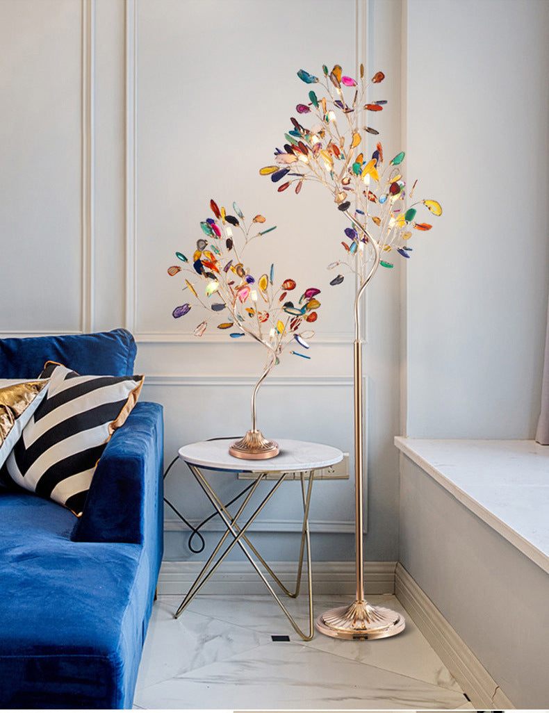 Lampadaire Nordic Living Room Creative Agate Tree Branch Shape