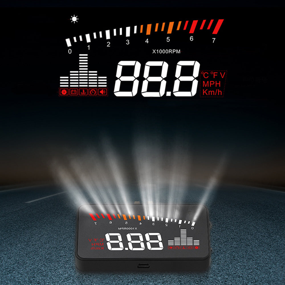 Affichage tête haute Automobile Universal Speed Digital Projector