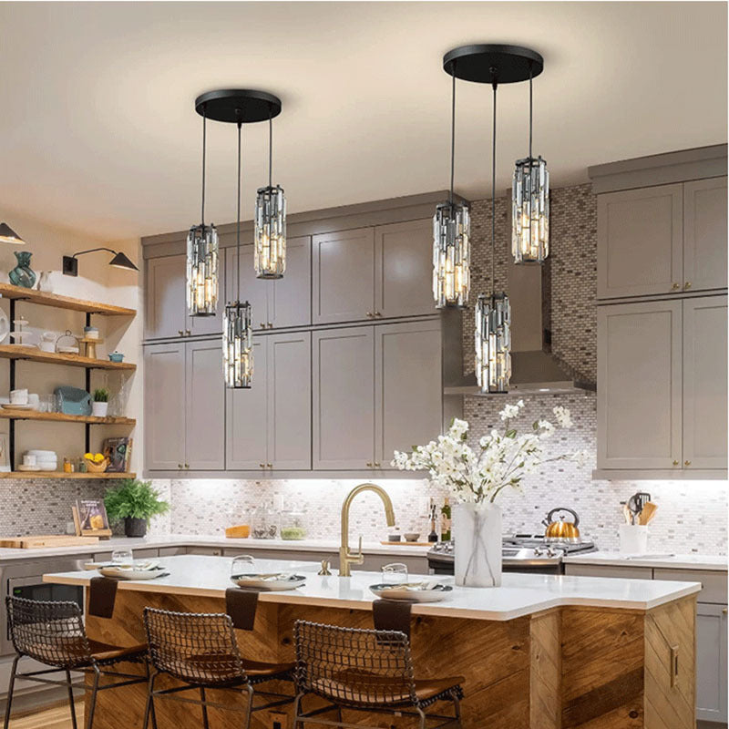 LED simple tête industriel style cristal Restaurant simple allée côté lit Petit droplight