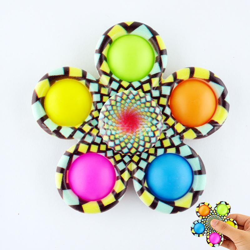 Jouet anti-stress Fidget Spinner avec impression couleur
