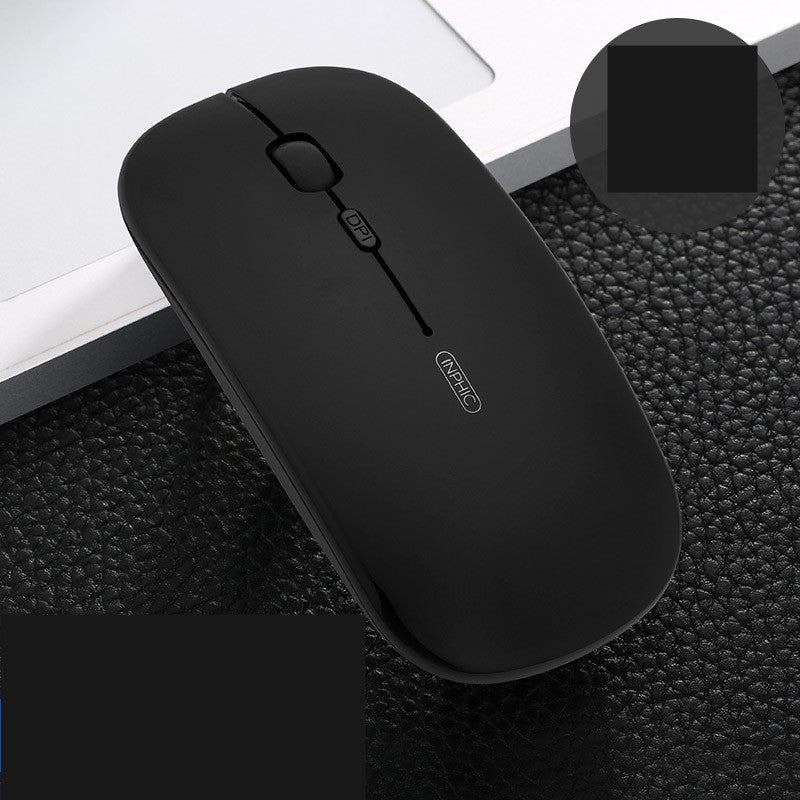 Mouse sans fil de charge de bureau silencieux