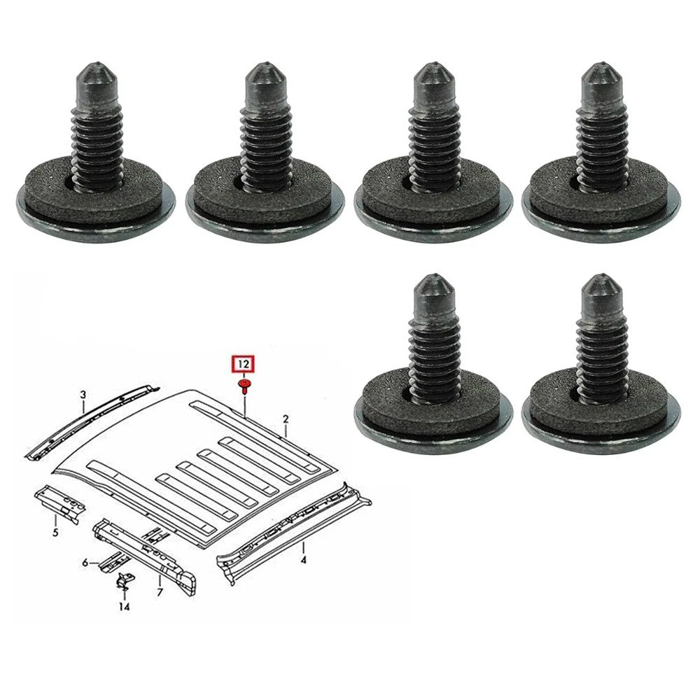 15X Valise de brouillage de voiture Bolts Rack Trous de toit pour Vauxhall Vivaro Renault Trafic