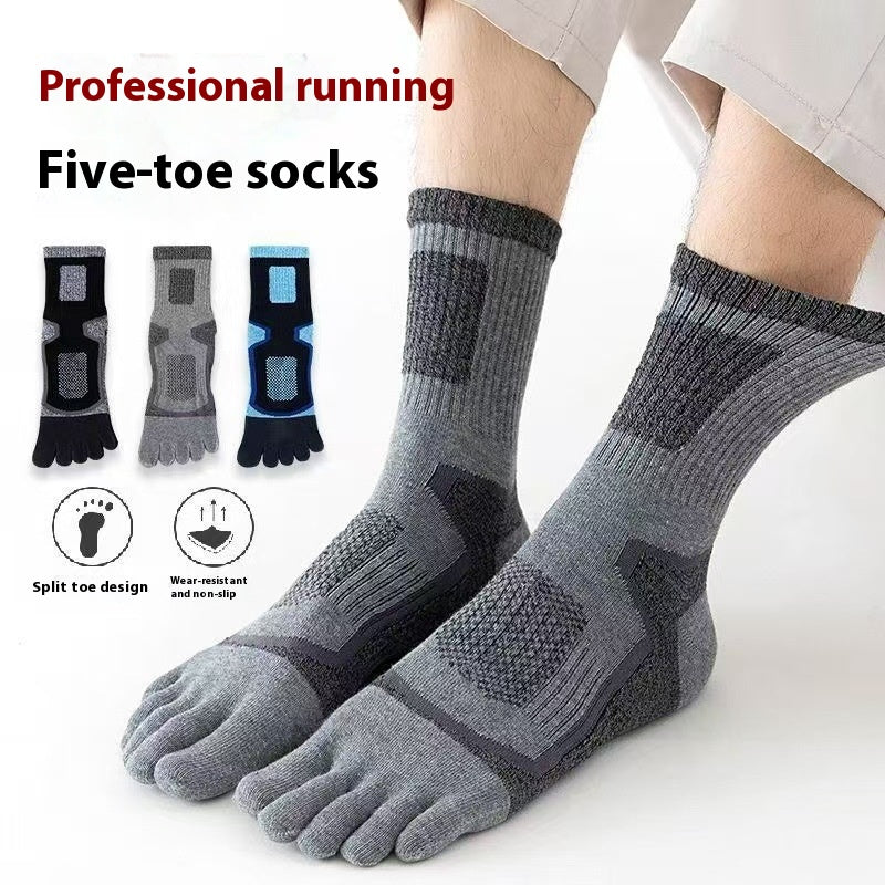 Chaussettes de coton absorbantes à la sueur pour hommes