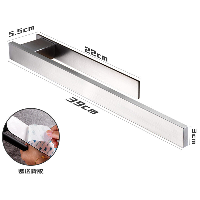 Porte serviette en acier inoxydable pour la salle de bains