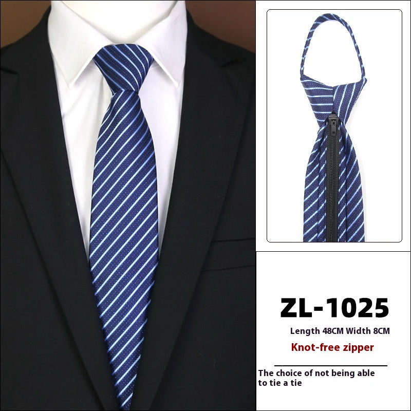 L'usure formelle pour hommes Business Zipper Tie-free